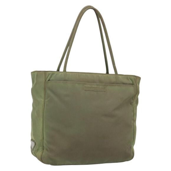 PRADA Tote Bag Nylon Khaki - Picture 1 of 9